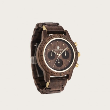 Walnut Gold - Chronus - 42mm