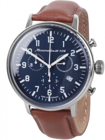 ME-108-80L Mens Pilots Watch Chronograph
